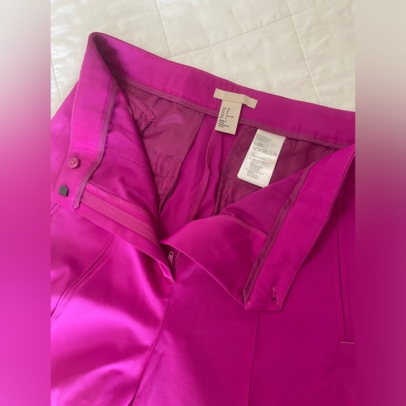 H&M hot pink tuxedo pants. - Picture 4 of 7